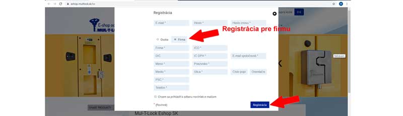 Registrácia do veľkoobchodu krok 3