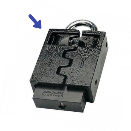 Mul-T-Lock Kovový obal HASP na visiace zámky série C 